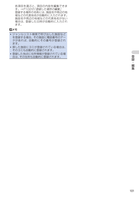 地点登録